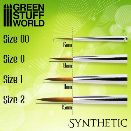 Štetec GREEN SERIES Synthetic Brush - veľkosť 00
